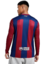 Camisa Barcelona Home Manga Longa 23/24 - Torcedor Masculina - Azul e Grená - comprar online