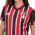 Camisa Tricolor Paulista Away 24/25 - Torcedor Feminina - Vermelho / Preto - CAMISAS DE FUTEBOL E NBA | Loja ForFute