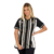 Camisa Galo I 23/24 - Feminina - Branco e preto