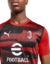 Camisa AC Milan Pré-Jogo 24/25 - Torcedor Masculina - Vermelho / Preto - CAMISAS DE FUTEBOL E NBA | Loja ForFute