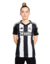 Camisa Newcastle United Home 24/25 - Torcedor Feminina - Branco / Preto