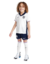 Kit Infantil Inglaterra Home 24/25 - Torcedor - Branco / Azul