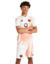 Kit Infantil AS Roma Away 24/25 - Torcedor - Branco / Laranja