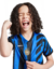 Kit Infantil Inter de Milão Home 24/25 - Torcedor Masculina - Azul / Preto na internet