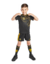 Kit Infantil Wolwes Away 24/25 Torcedor - Preta / Amarelo