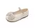 Strass brilhante feminino arco Mary Janes