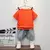 Conjunto camisa + short jeans - Mundo Kids