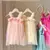 Vestido infantil de tule princesa