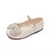 Strass brilhante feminino arco Mary Janes