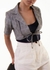 Blazer Cropped Xadrez (PP) - comprar online