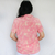 Camisa Estampada Rosa (G) - loja online