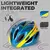 Vicgoal adultos capacete da bicicleta viseira led luz traseira - comprar online