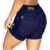 Jeans Shorts Feminino Bermuda Destroyed Curto Jeans na internet