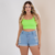 Jeans Curto Shorts Rasgado Feminino Detonado - loja online