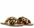 Rasteira Anacapri Animal Print Tiras Cruzadas - comprar online