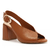 Sandália Arezzo Couro Salto Bloco Cabedal Slingback - comprar online