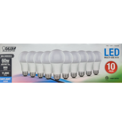 10 PACK Focos FEIT ELECTRIC 60W