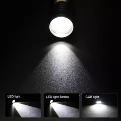 Mini linternas LED recargables COB + XPE . en internet