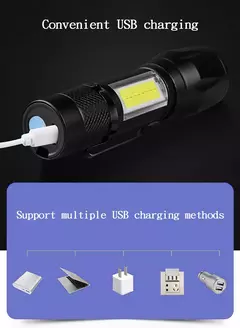 Mini linternas LED recargables COB + XPE . - KTools essentials