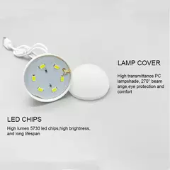 Bombilla LED recargable. 7W, 5W, 3W - comprar en línea