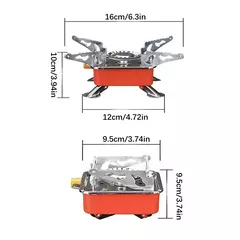 Mini estufa portátil de tanque de Gas para exteriores.