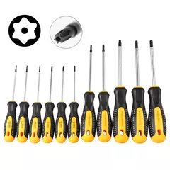 Juego de destornilladores Torx con agujero de seguridad - KTools essentials