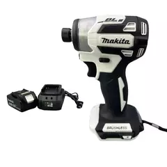 Taladro eléctrico Makita DTD173 destornillador de impacto inalámbrico blanco.