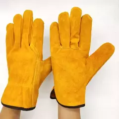 Guantes de trabajo de cuero de vaca suave. en internet