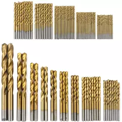 Juego de brocas recubiertas de titanio, 99 piezas, 1,5mm-10mm - tienda en línea