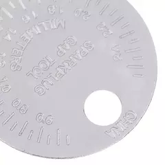 Calibrador de bujías tipo moneda, rango de 0,6-2,4mm - comprar en línea