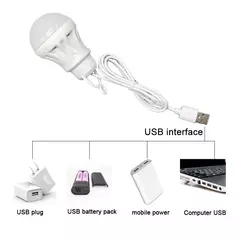 Bombilla LED recargable. 7W, 5W, 3W - KTools essentials