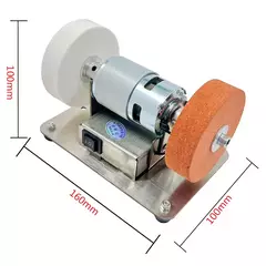 Mini esmeriladora eléctrica para el hogar, esmeriladora de mesa con muelas gruesa y fina en internet