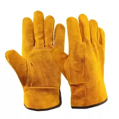 Guantes de trabajo de cuero de vaca suave. - KTools essentials