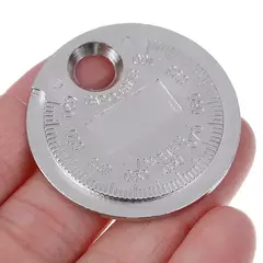 Calibrador de bujías tipo moneda, rango de 0,6-2,4mm - KTools essentials