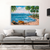 Quadro Decorativo Refúgio Tropical: Um Retiro à Beira-Mar