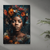 Quadro Decorativo Harmonia em Cores: Retrato de uma Mulher Negra