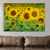 Quadro Decorativo Flores No Campo: O Esplendor Dos Girassóis