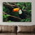 Quadro Decorativo Esplendor Tropical: O Tucano na Selva - comprar online