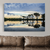 Quadro Decorativo Reflexos do Entardecer na Lagoa Serena - comprar online