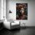 Quadro Decorativo Harmonia em Cores: Retrato de uma Mulher Negra - comprar online