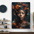 Quadro Decorativo Harmonia em Cores: Retrato de uma Mulher Negra na internet