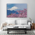 Quadro Decorativo Harmonia Efêmera: O Monte Fuji e as Flores de Cerejeira - Fox Quadros | Decorando com Estilo