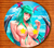 Mouse Pad Redondo Morrigan Darkstalker