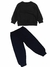 conjunto Moletom Infantil Preto