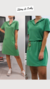 Vestido polo verde Luise - comprar online