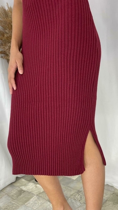 Vestido Midi de Tricot na internet