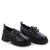 Mocassim Tratorado Fivela Couro Preto - comprar online