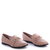 Mocassim Couro Bege Detalhe Metal - comprar online