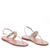 Rasteira Flat Tiras RB Branco - comprar online