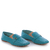 Mocassim Couro Azul Detalhe Metal - comprar online